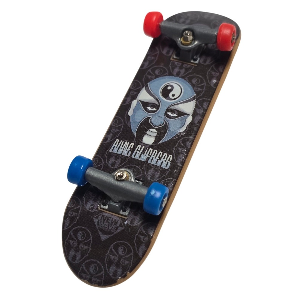 Vintage New Wave Rune Glifberg Yin Yang Tech Deck Skateboard 96mm Fingerboard